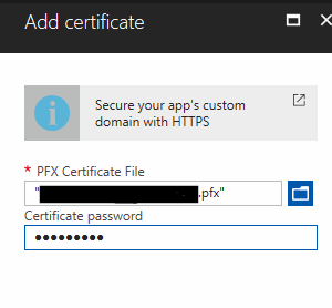 assign certificate