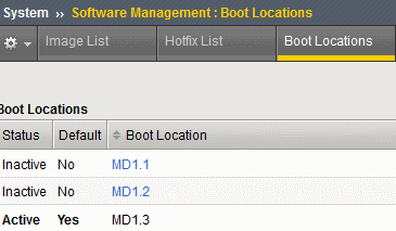 Boot locations